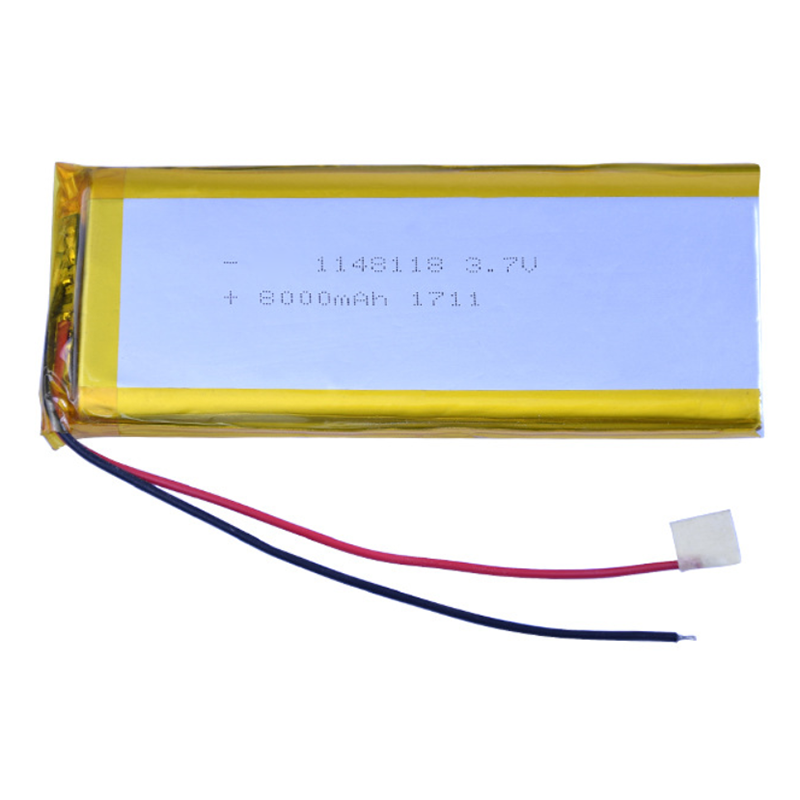 1148118 8000mAh 3.7V Lithium Polymer Battery (Can be customized)