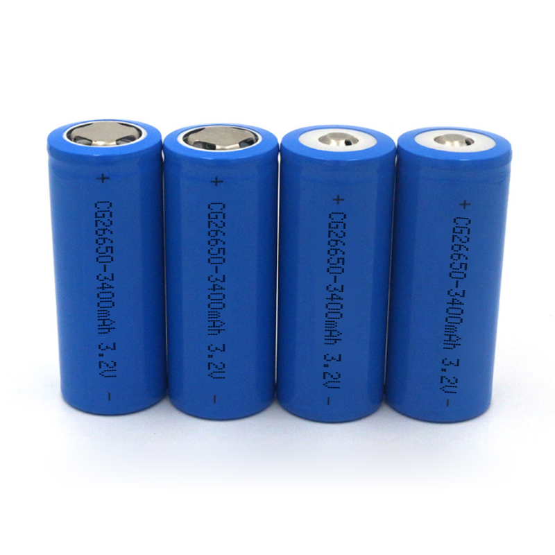 High Quality 3.2V 3400mAh LiFePO4 26650 LiFePO4 Battery